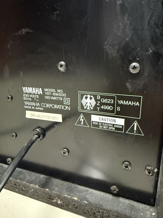 Активен субуфер Yamaha YST-SW 200 - 100W