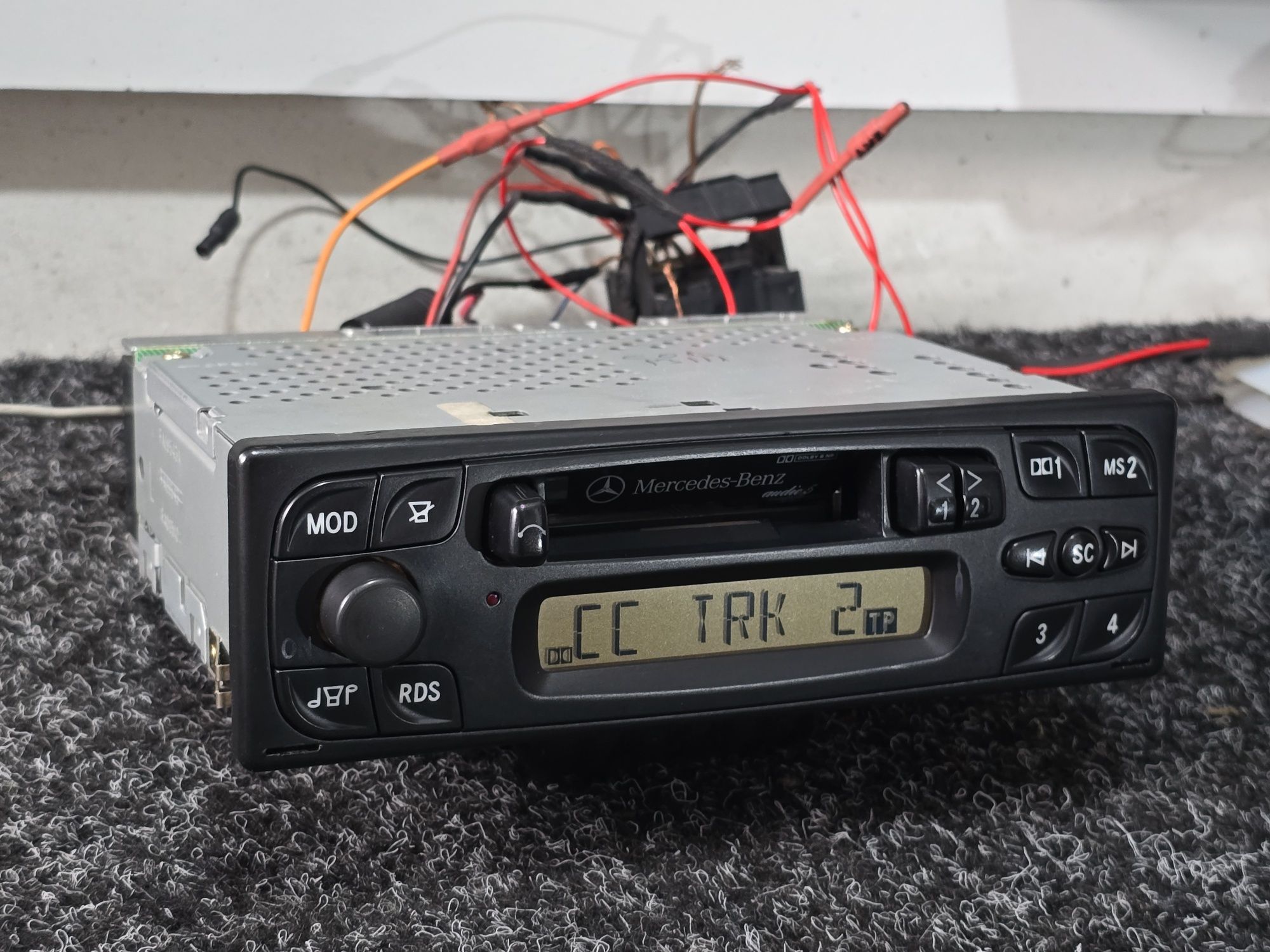 Radio casetofon retro MERCEDES BENZ, audio 5, clasic  mobil