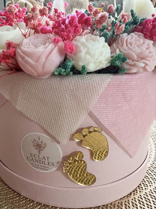 Ръчно изработени букети от свещи