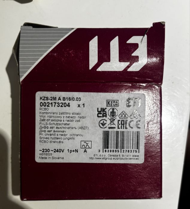 siguranta 16A diferential