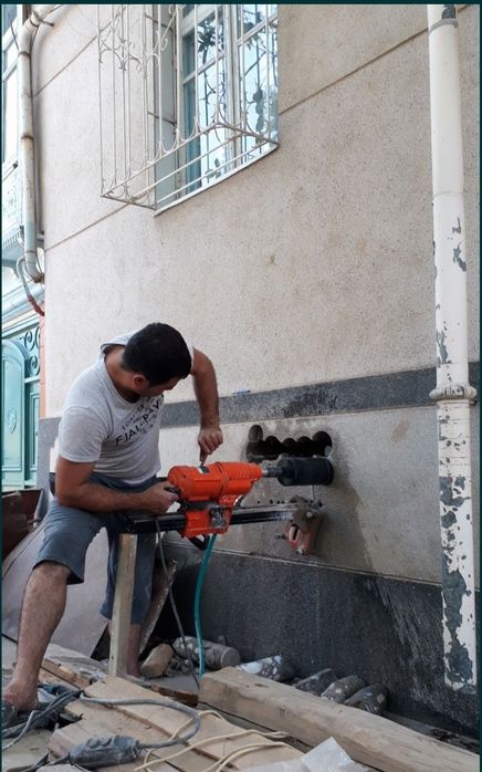 Biton va gisht buzish teshish kesish битон ва гишт кесиш бузиш тешиш