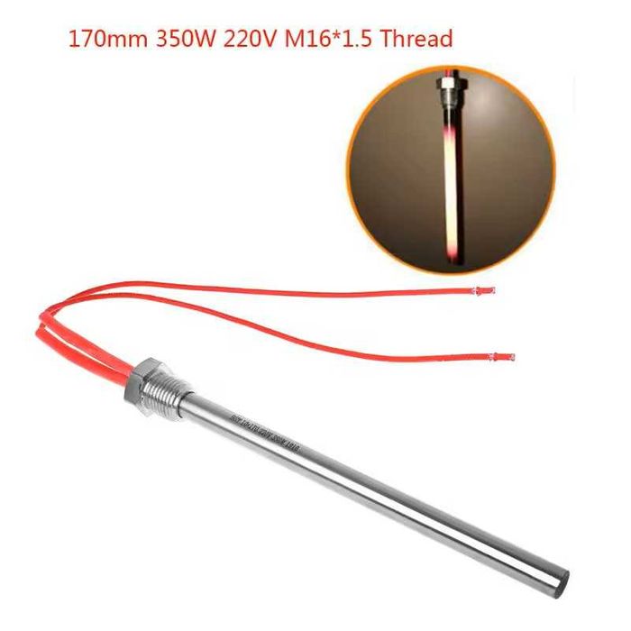 Електрическа запалка за пелетна камина 140mm 150mm 170mm 300W 220V M16