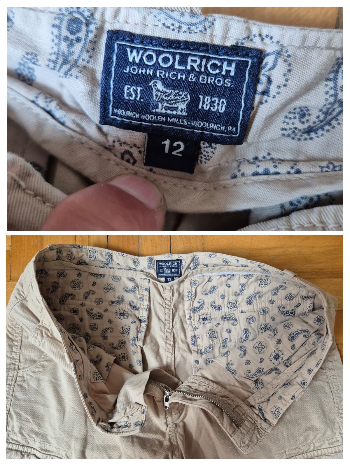 Pantaloni scurți copii, Woolrich, Mărimea 12 ani - Calitate Premium
