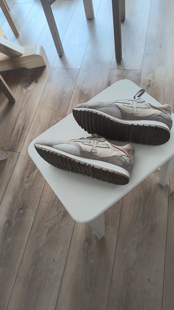 Sneakersi dama piele naturala