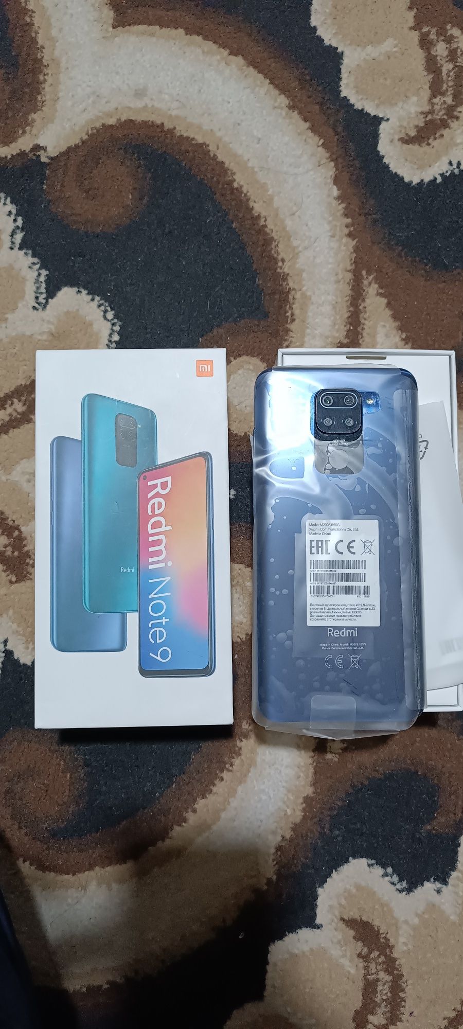 Redmi note 9 4ram 128gb pamyat