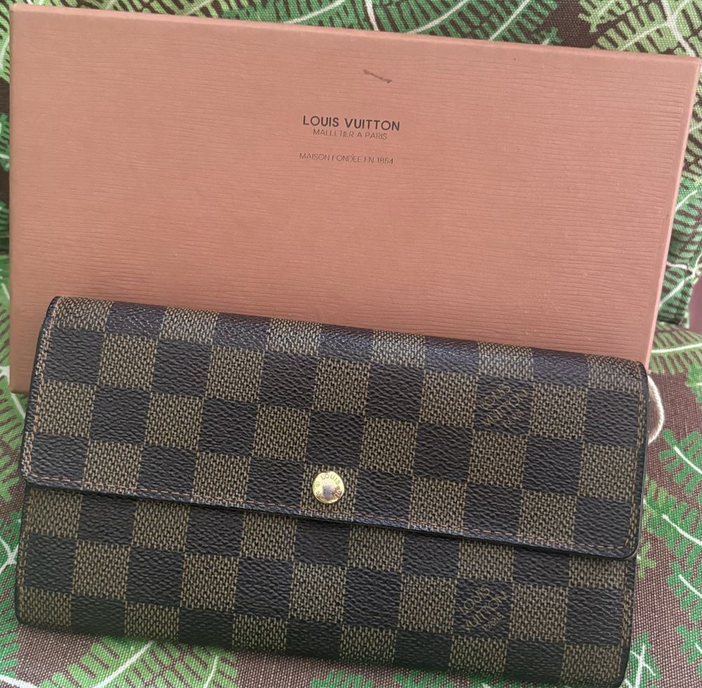 Portofel Louis Vuitton Sarah Damier Ebene