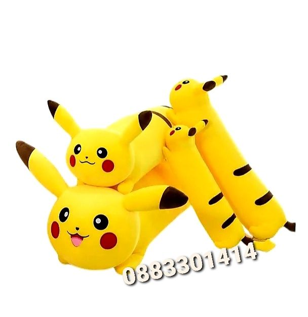 Пикачу Покемон Дълъг 50см Възглавница Стопер