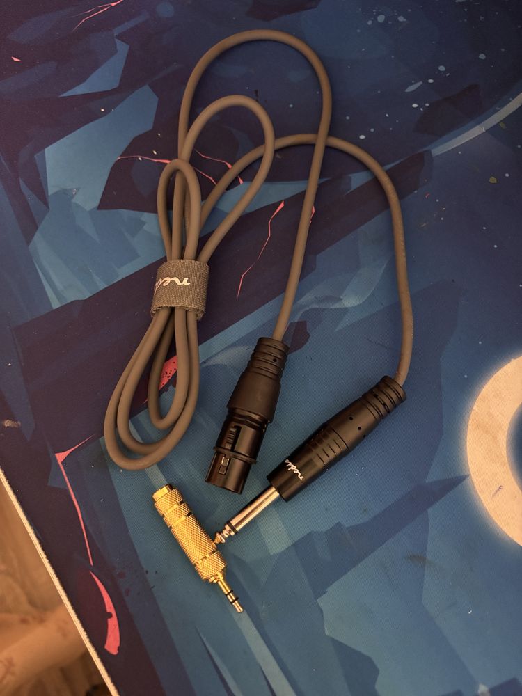 Cablu XLR-jack 6.3 plus adaptor jack 3.5