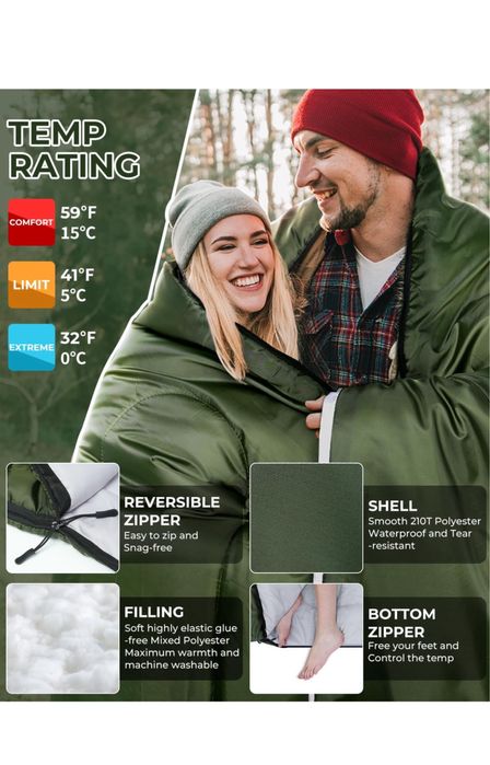 Sac de dormit 2 persoane