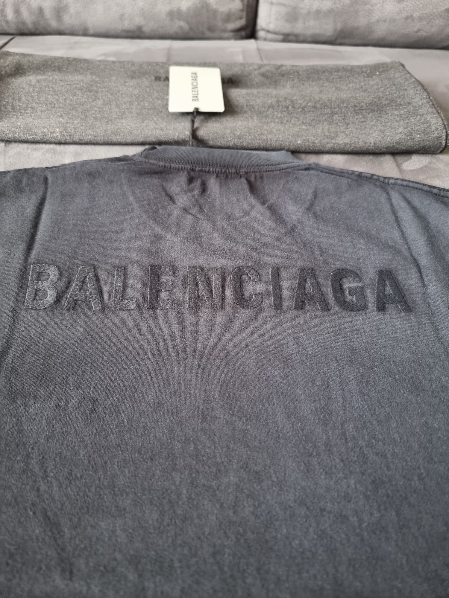 Balenciaga medium-fit-logo-print-T-shirt 2023 Намаление за последни