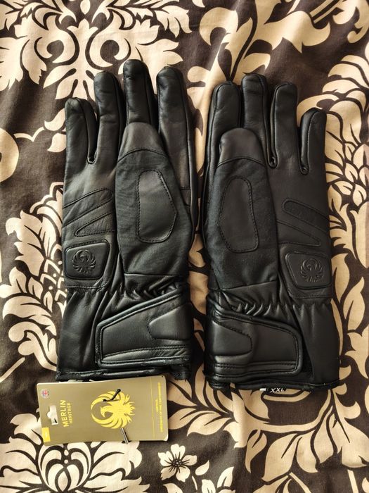 Кожени ръкавици за мотор Merlin Croxton
