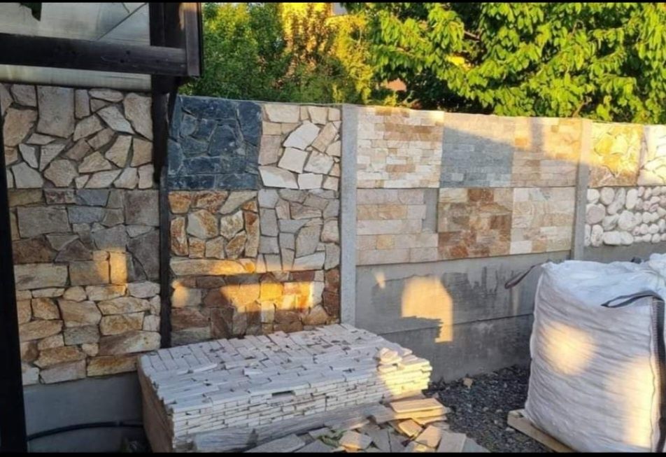 Piatra decorativa ornamentala gradina rotunjita și colturoasa thassos