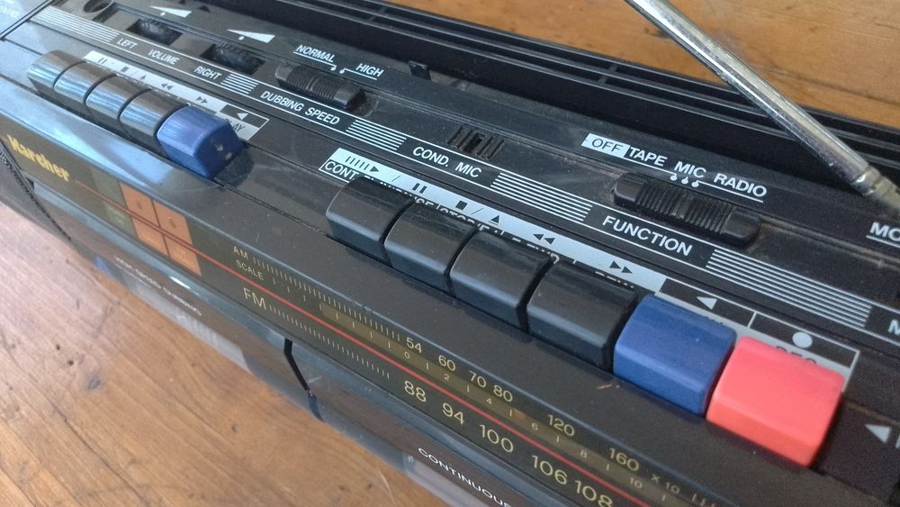 Karcher Radio casetofon dublu - Colecție Vintage