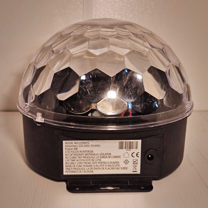Lumina Disco Magic Ball Multicolora de petrecere cu telecomanda