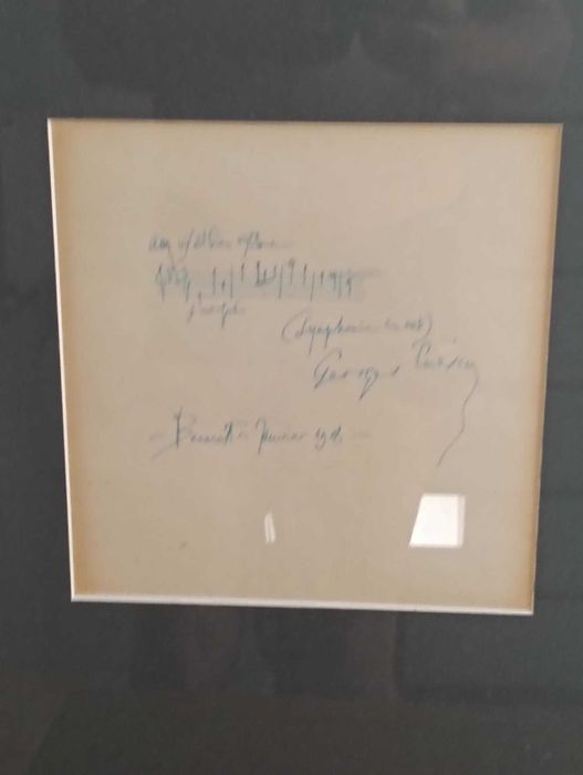 Partitura George Enescu - Piesa rara de colectie