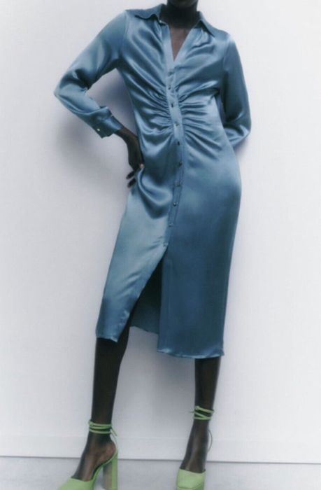 Rochie cămașă Zara