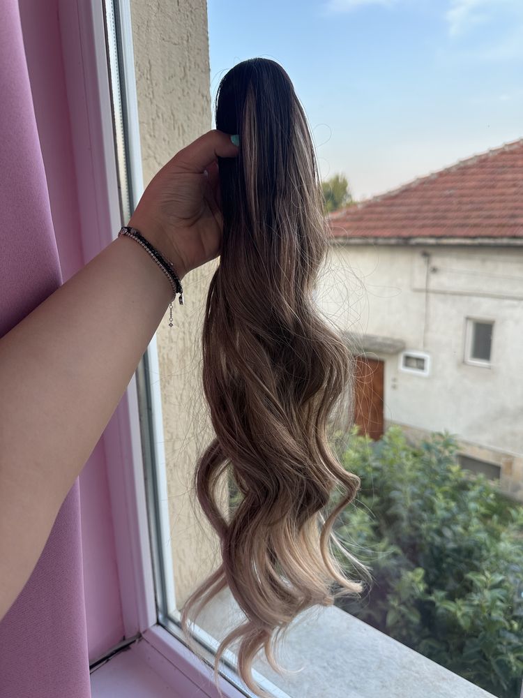 Коса опашка с шнола