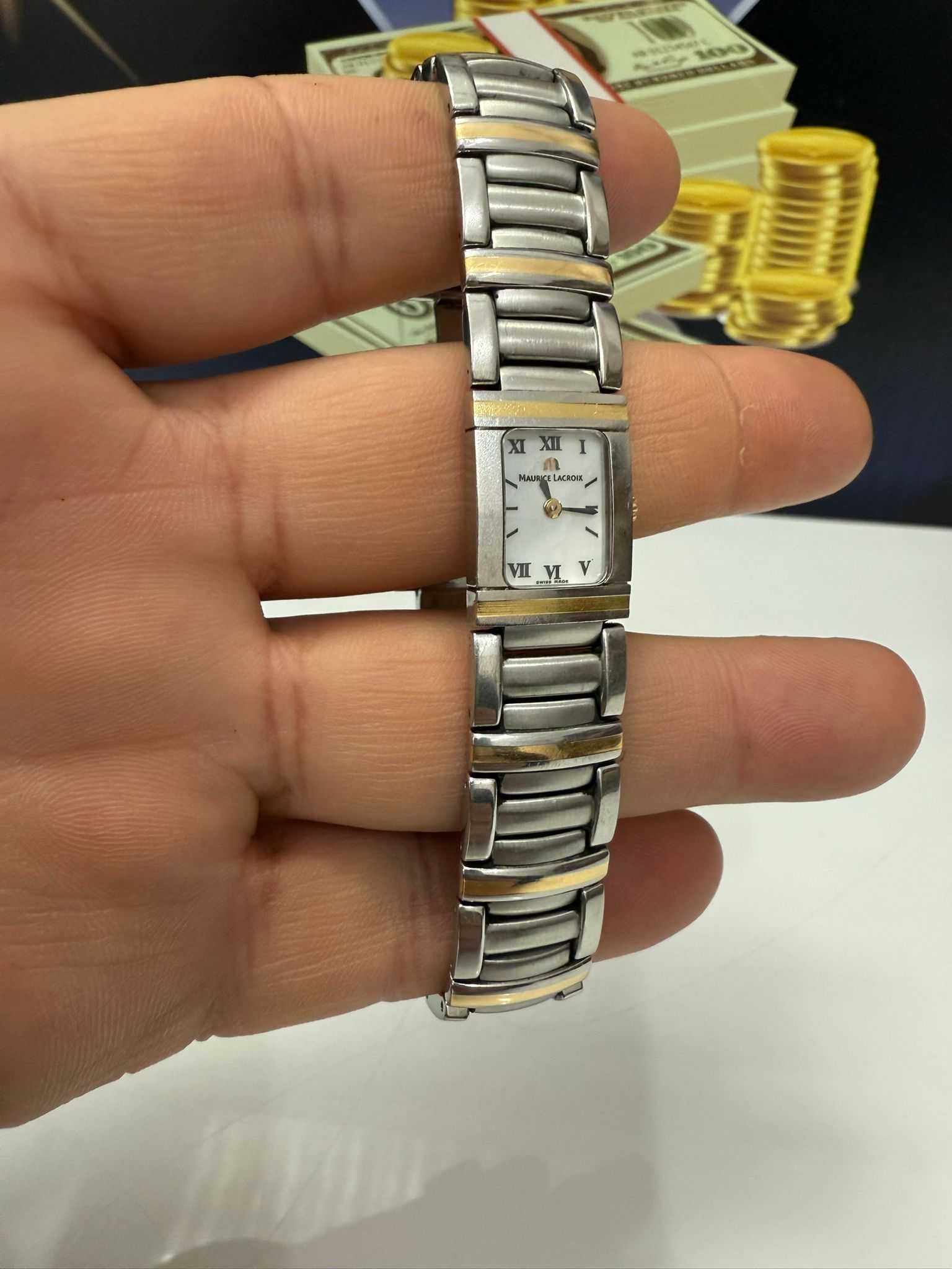 Ceas de damă Maurice Lacroix Miros Gold Otel 19mm AGP Amanet Cod 2239