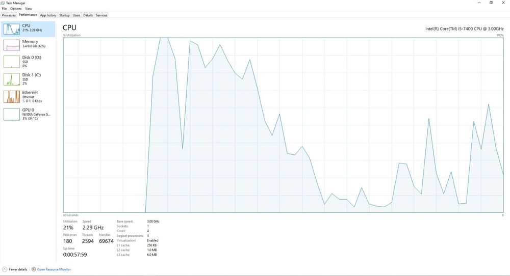 Vând pc intel core i5-7400 , NVIDIA GTX 1060 6BG