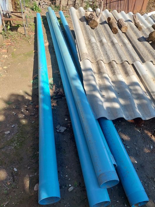 Teava fantana forata pvc 125 x 6m
