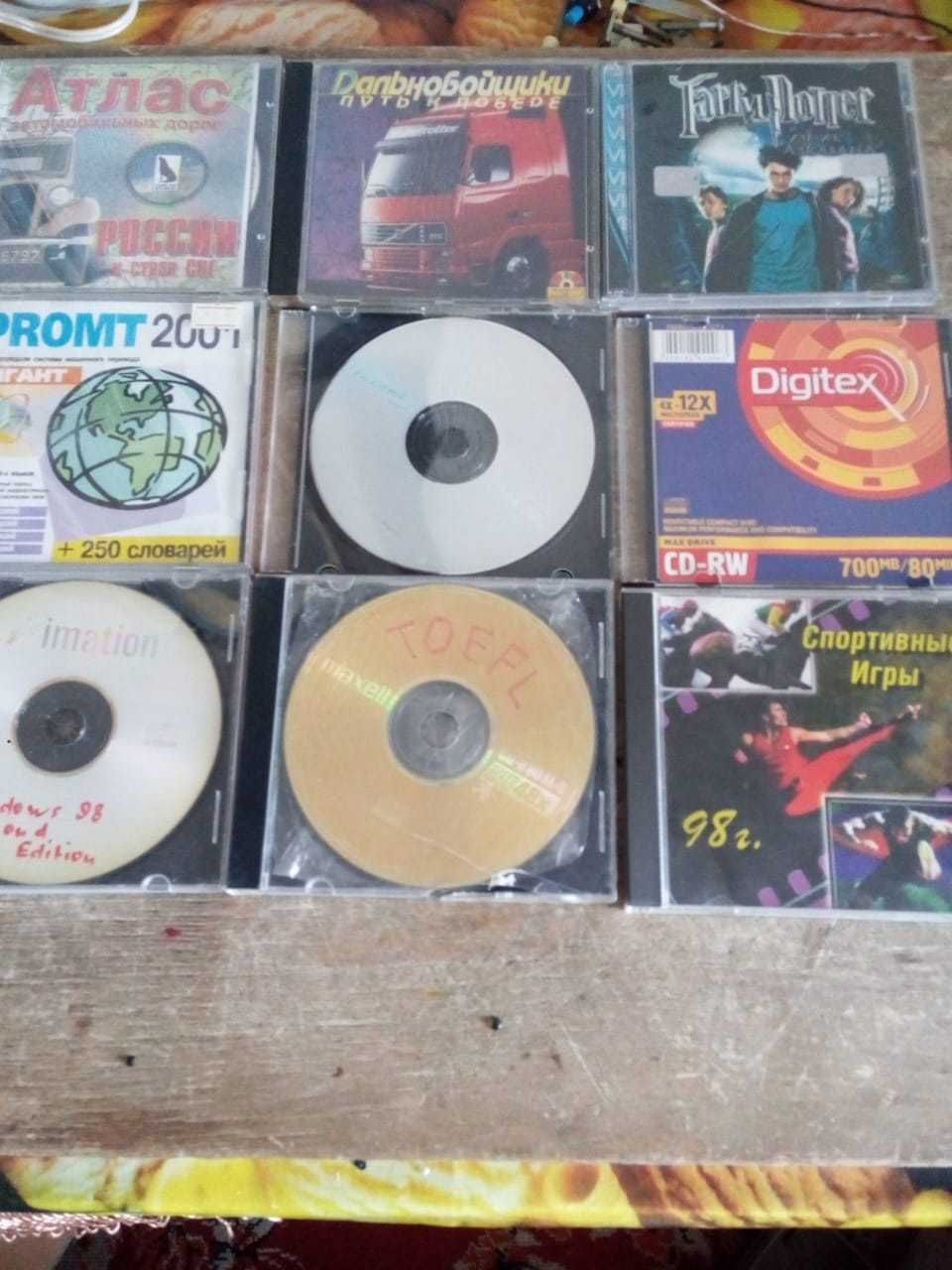 Продам  СД диски с записями, разные