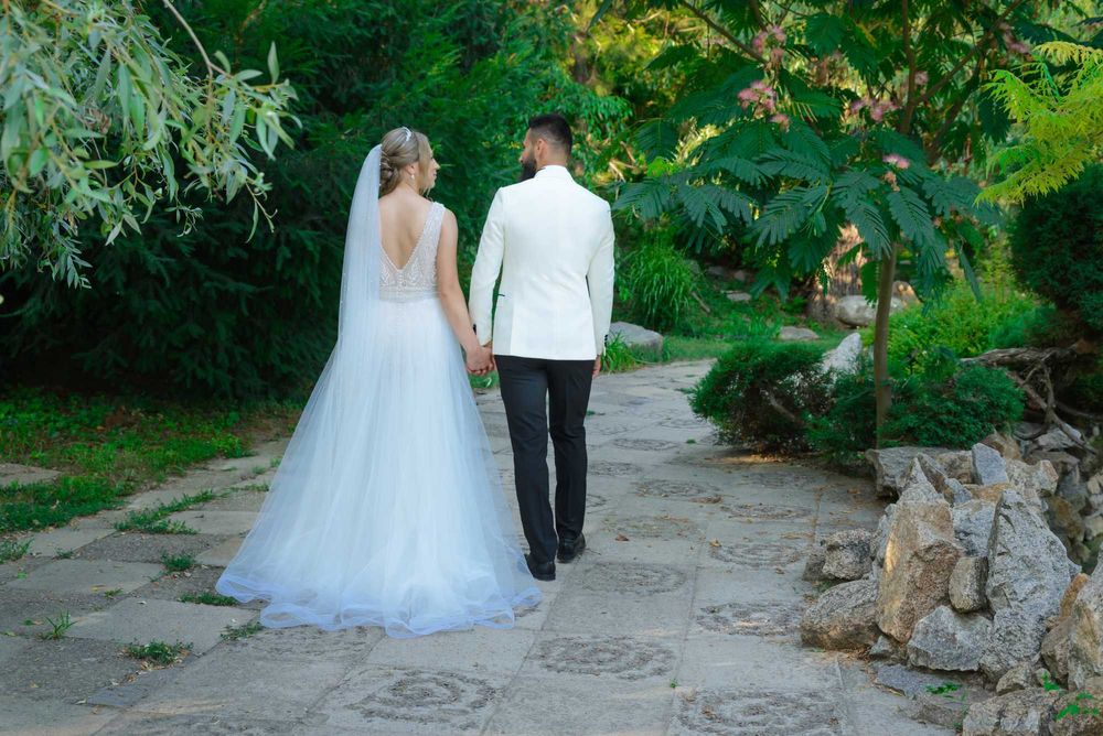 Rochie de mireasa cu trena detasabila