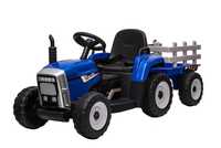Tractor electric pentru copii BJ611 70W cu Remorca inclusa #Albastru