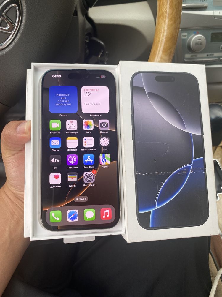 Iphone 16 Pro EAC Sulpak 128Gb нового состояние