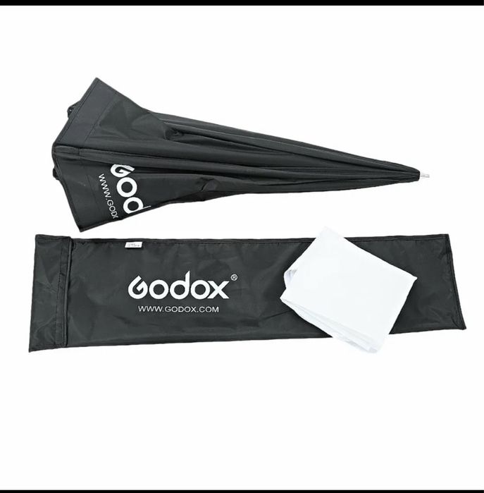 Октагон. Godox. Софтбокс. Светкавица. постоянно осветление. камера