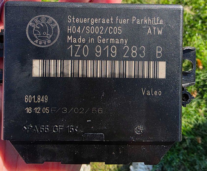 Modul senzori parcare Skoda Octavia 2 /  cod: 1z0919283B