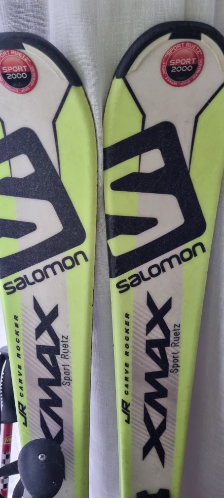 Карвинг ски SALOMON X-MAX JR, Carve rocker 120