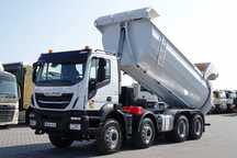 Iveco STRALIS X-WAY 480 / 8x4 / BASCULANTE SPATE + HIDROCLAP / ANVELOPE 100%