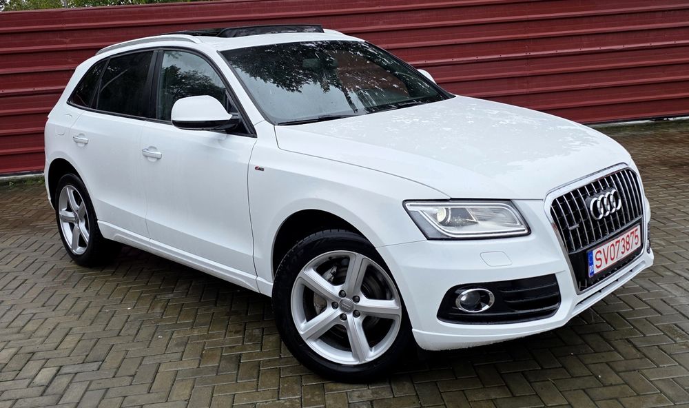 Audi q5/euro6/automat/s line/panorama/piele