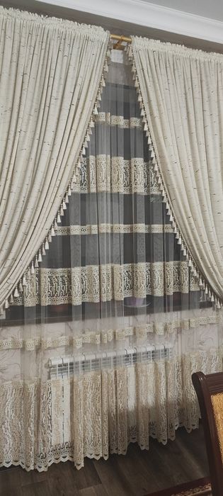 Парда сотилади. Штора, занавески, портьеры продаются.