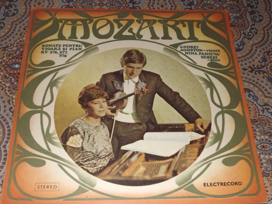 Vinil de colectie-W.A.Mozart-Sonate pentru vioara si pian