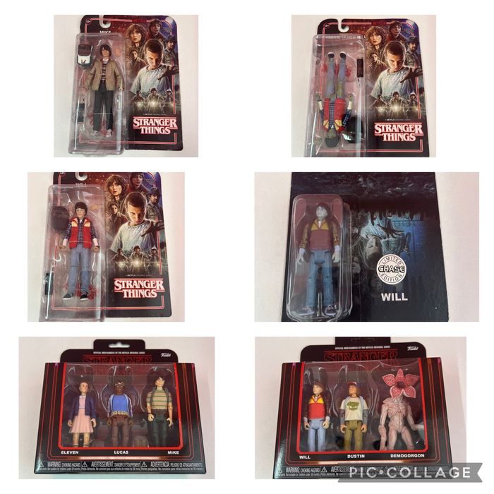5 лв/ брой Stranger things Weta, Minix, Mcfarlane