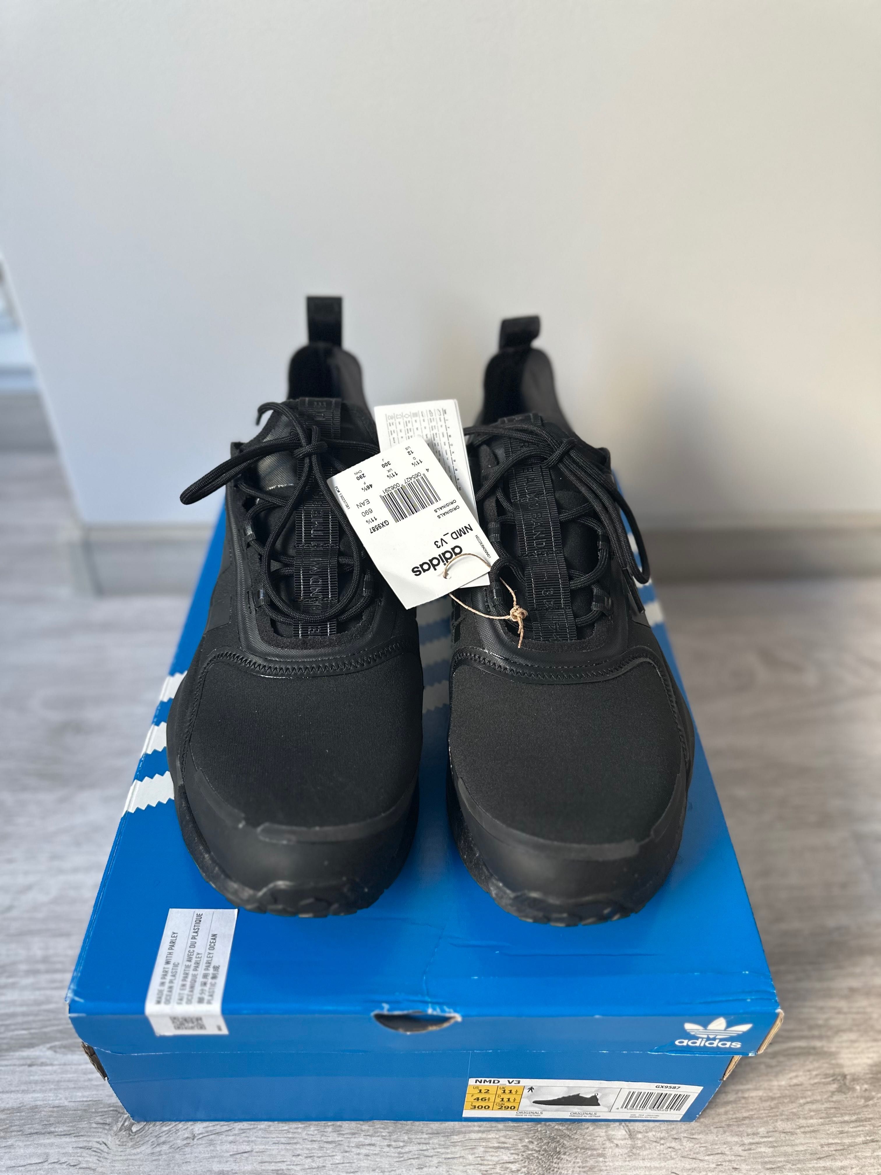 Adidas NMD_V3 All Black 46 2/3