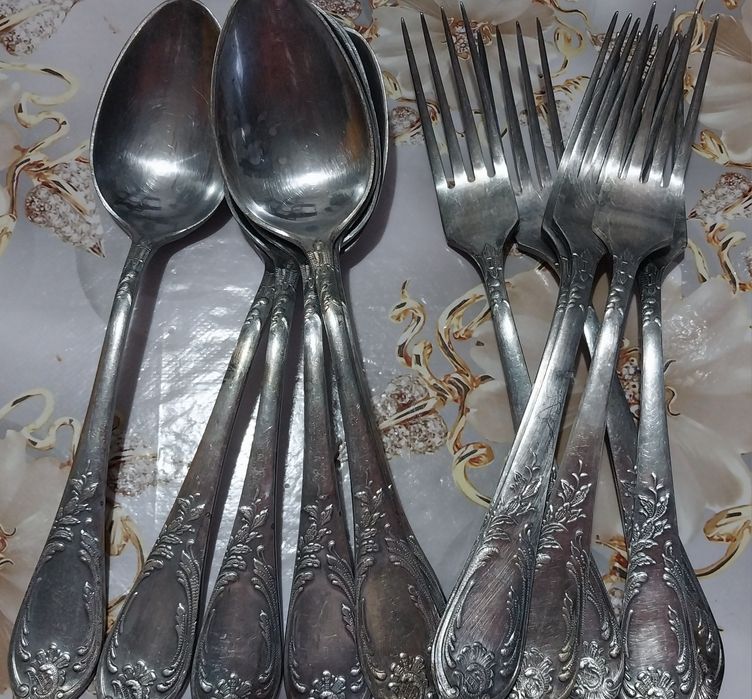 Мехиоровые ложки ,вилки .