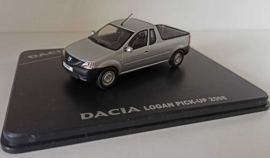 Macheta Dacia Logan Pickup 2008 silver (gri) - Eligor 1/43