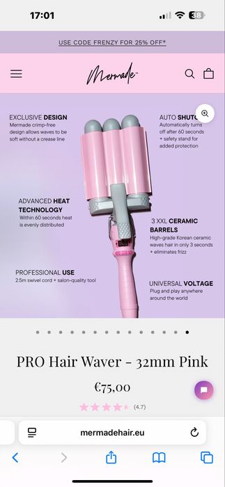 Преса за коса Mermade