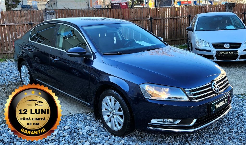 Vw Passat B7 Highline - 2.0 TDI - An 2011 -Euro 5- 140 CP *ȘI ÎN RATE*