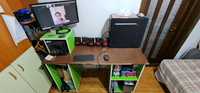 PC gaming+ monitor+boxe+birou