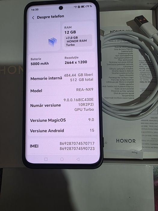Vând honor 90 12gb ram
