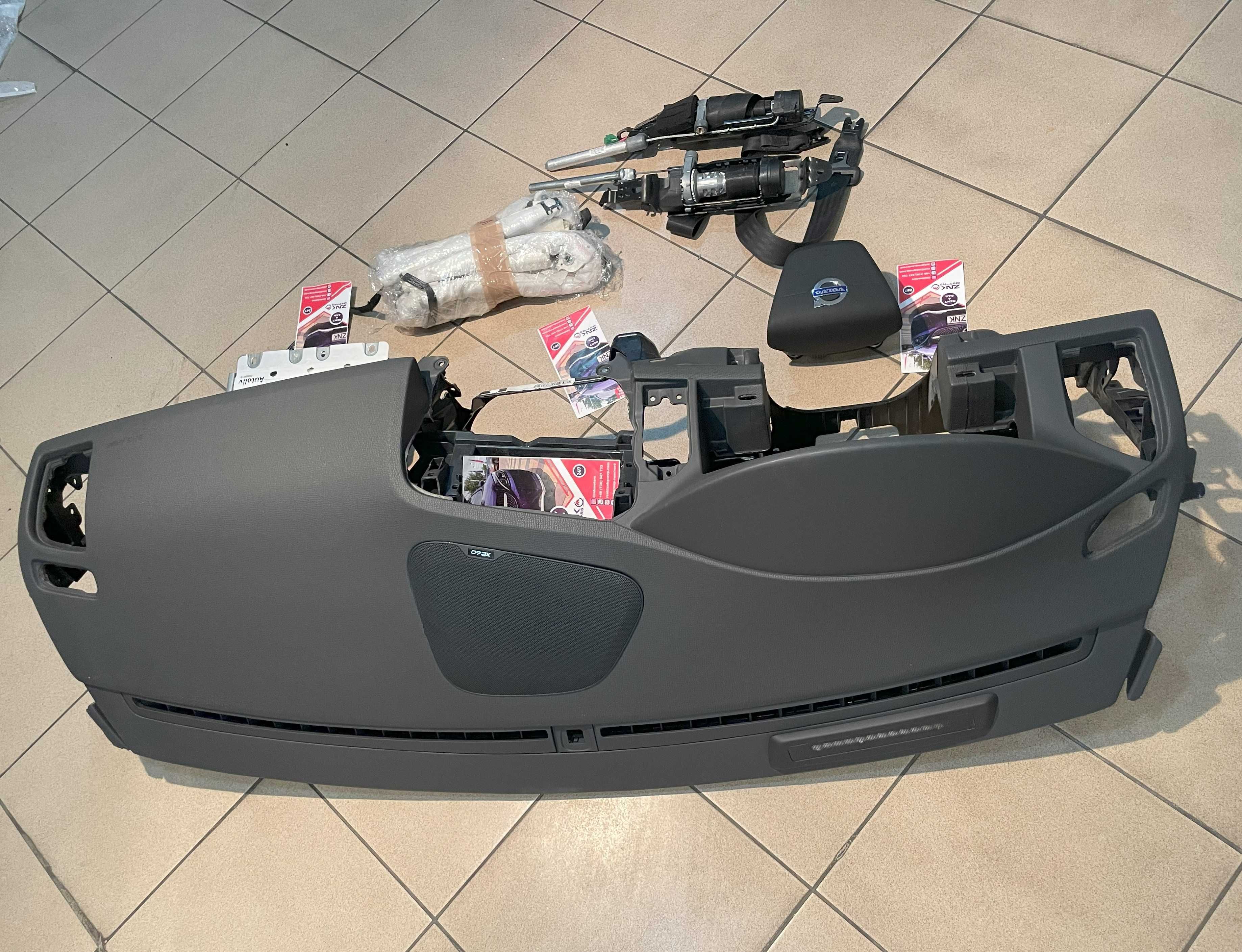 Volvo XC60 kit airbag - plansa de bord boxa - centuri de siguranta