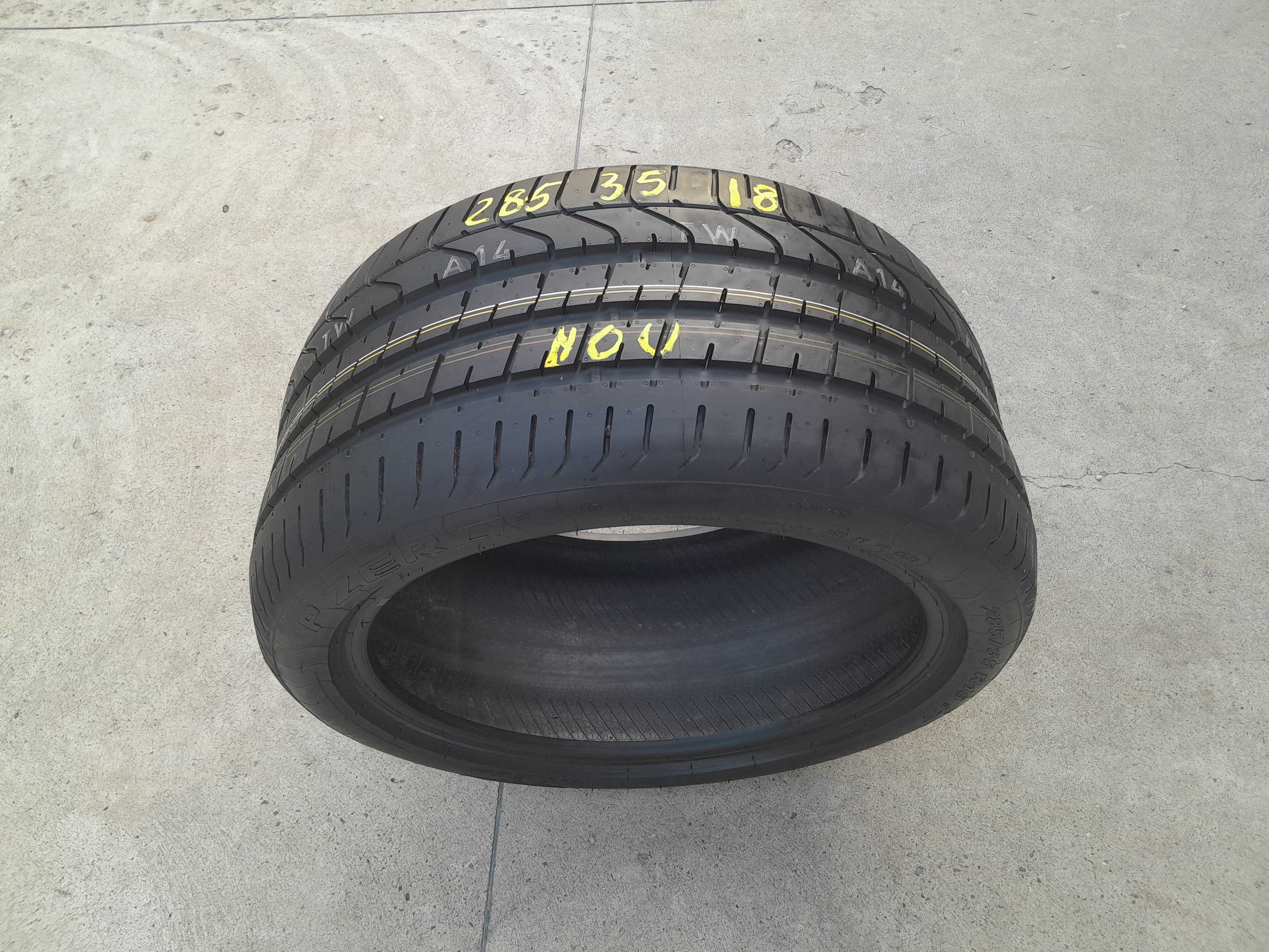 O anvelopa noua de vara 285 35 18 pirelli p zero