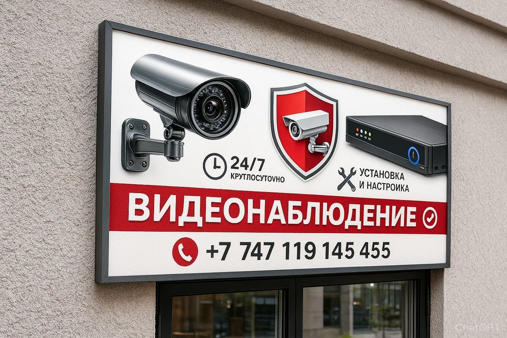 Ремонт домофонов и видеонаблюдения с гарантией в Алматы.