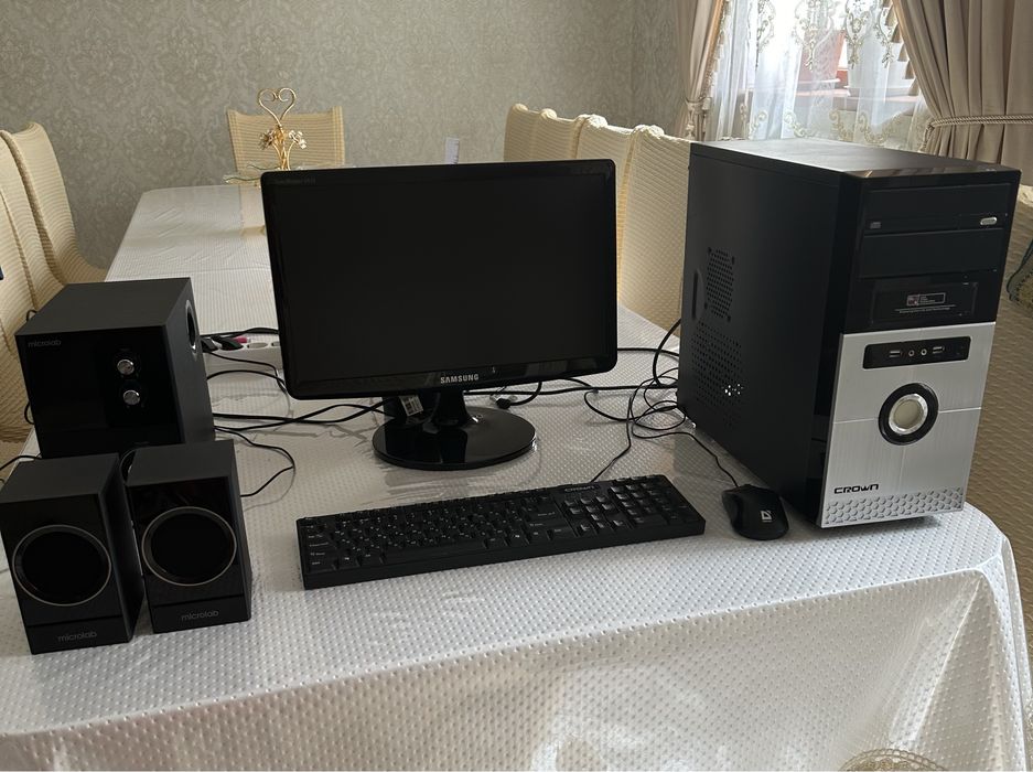 компьютер (барлык заттарымен)