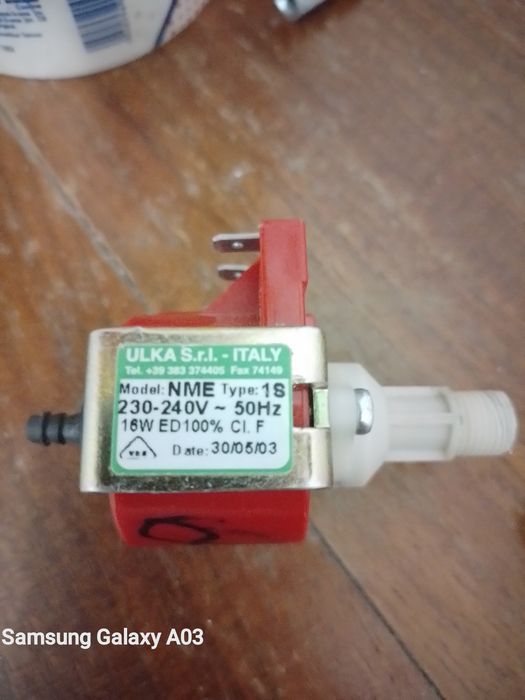 Electrovalva ..Presostat apa. Pompa apa.