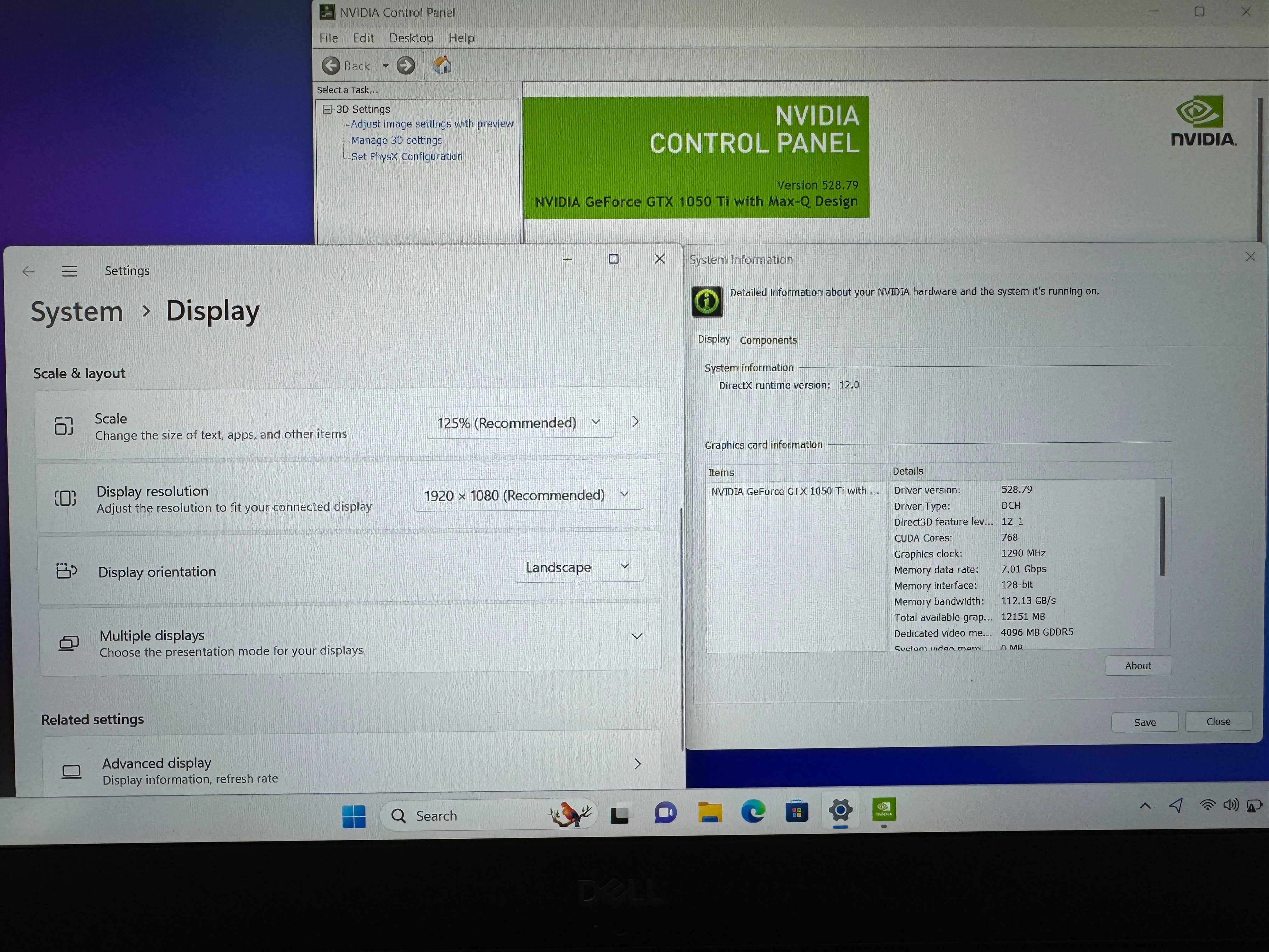 15.6' IPS i7-8750H DELL XPS 9570 16GB DDR4/256GB/GTX 1050 Ti Max-Q 4GB