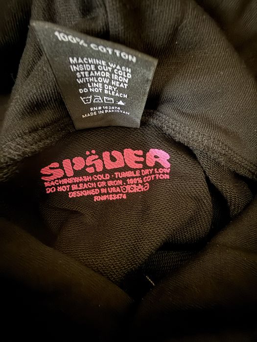 Spider punk hoodie 100% памук размер L